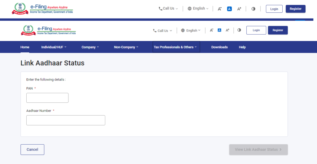 How to check PAN link with Aadhar 2023?
