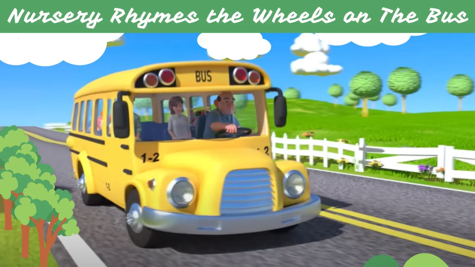 Wheels on the Bus Nursery Rhyme